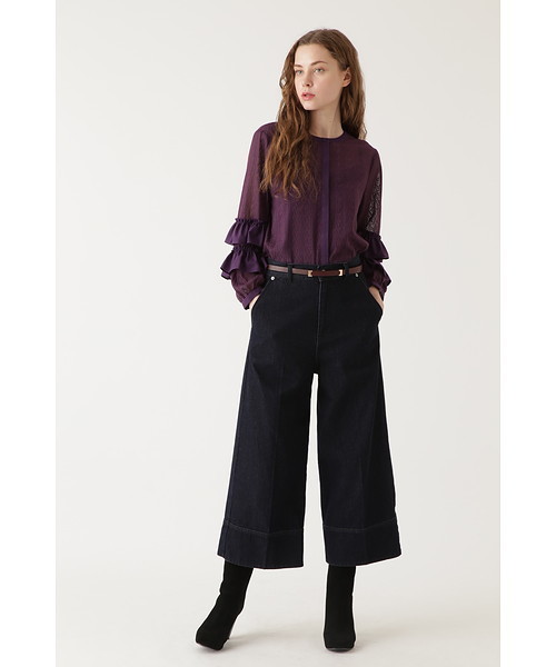 JILL STUART（ジルスチュアート）の「◆ハーレイエンブロイダリーボリューム袖ブラウス（シャツ/ブラウス・レディース・ブラック/ベージュ/ボルドー・SMALL/MEDIUM）」の12枚目の写真