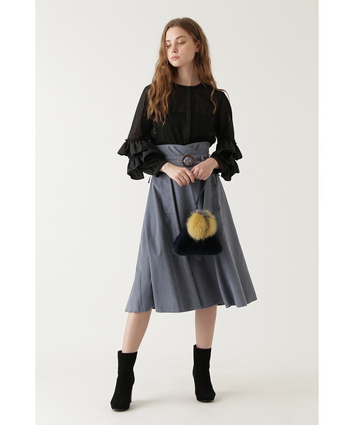 JILL STUART（ジルスチュアート）の「◆ハーレイエンブロイダリーボリューム袖ブラウス（シャツ/ブラウス・レディース・ブラック/ベージュ/ボルドー・SMALL/MEDIUM）」の14枚目の写真