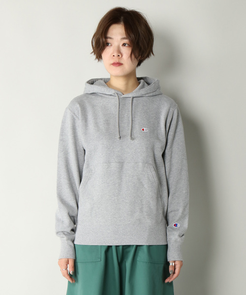 Champion（チャンピオン）の「【Champion】チャンピオン 無地スウェットパーカー（パーカー・レディース・ホワイト/ブラック/ベージュ/ネイビー/グレー・LL/S/M/L）」の18枚目の写真