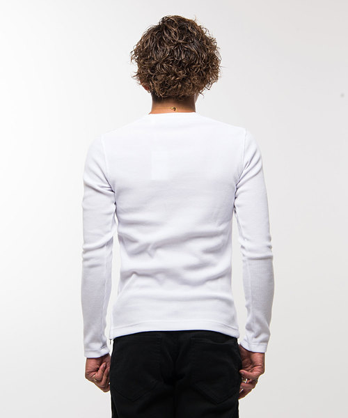 VIOLA rumore サーマルVネック長袖Tシャツ / A91126【*】 VIOLA rumore サーマルVネック長袖Tシャツ / A91126【*】