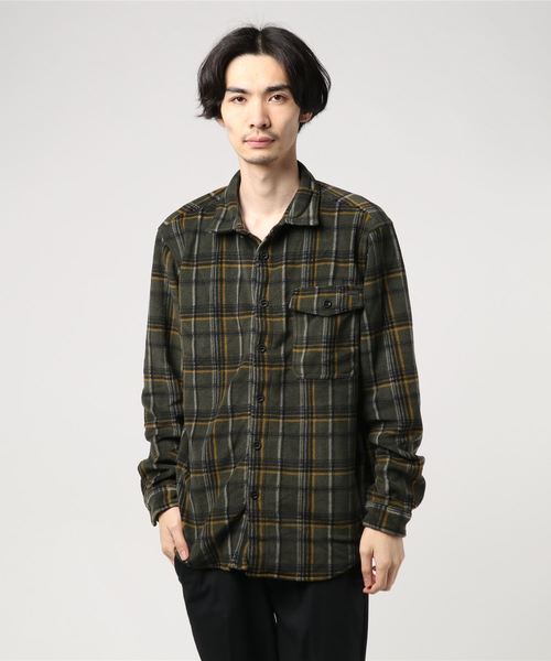 BILLABONG(ビラボン)の「BILLABONG メンズ 【SURFPLUS】 FURNACE FLANNEL 長袖シャツ(シャツ/ブラウス・メンズ・ブラック/アーミー/ダークブルー・SMALL/MEDIUM/LARGE)」の1枚目の写真