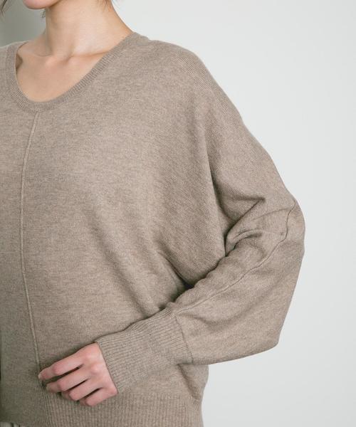 Curensology ルージュドルマンニットプルオーバー美品 ハイゲージドルマンニットプルオーバー(トップス)｜MACKINTOSH