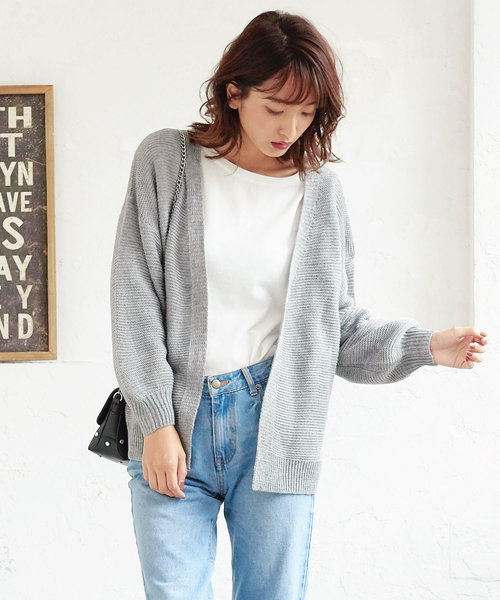 KOBE LETTUCE（コウベレタス）の「選べる2type[ボートネック/Vネック]シンプル長袖ニットトップス＊レディース/セーター/長袖[C3491]神戸レタス（ニット/セーター・レディース・ブラック/ベージュ/パープル/ネイビー/オフホワイト/ボルドー/ホワイト系その他/ブラック系その他/ベージュ系その他/ブルー系その他/パープル系その他/レッド系その他・FREE）」の19枚目の写真