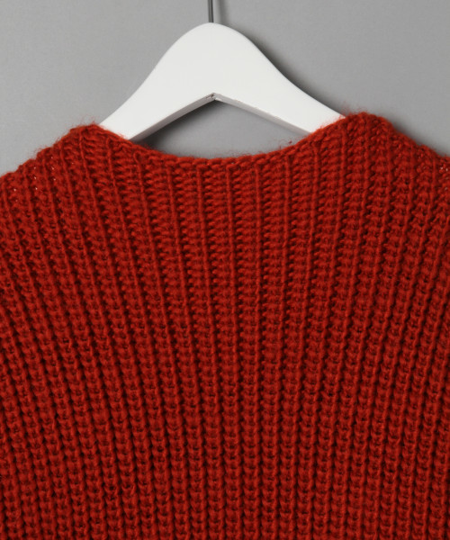 LOWRYS FARM(ローリーズファーム)の「カタアゼロングカーディガン 810404(カーディガン/ボレロ・レディース・グレー/レッド・FREE)」の6枚目の写真