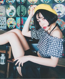 TeddyShop | レディース 水着 オフショルトップス ホルタ―ネックビキニ(水着)