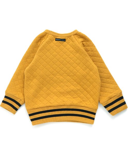 BREEZE（ブリーズ）の「キルティングトレーナー（スウェット・キッズ・ネイビー/グレー/マスタード/ワインレッド・90/100/110/120/80/130/140）」の13枚目の写真