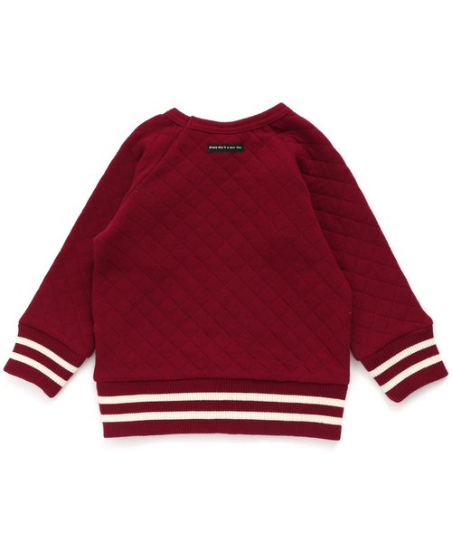 BREEZE（ブリーズ）の「キルティングトレーナー（スウェット・キッズ・ネイビー/グレー/マスタード/ワインレッド・90/100/110/120/80/130/140）」の18枚目の写真