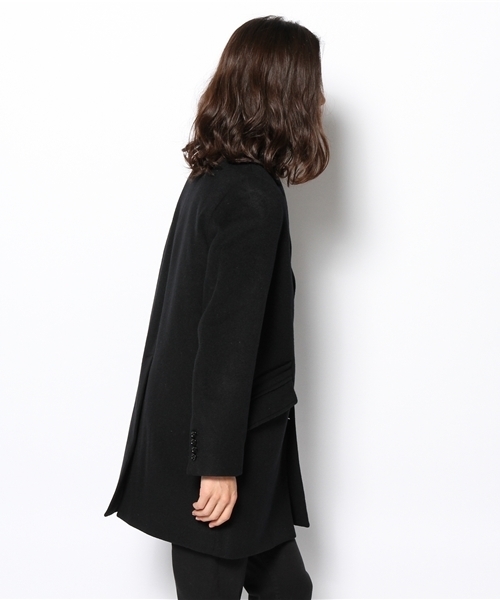 MIDWEST(ミッドウエスト)の「DISCOVERED 3BSチェスターコート(テーラードジャケット・メンズ・ブラック・1/2)」の6枚目の写真