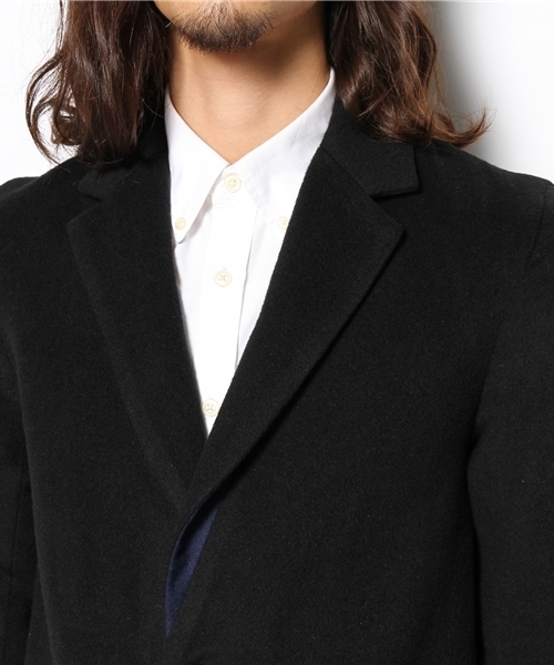 MIDWEST(ミッドウエスト)の「DISCOVERED 3BSチェスターコート(テーラードジャケット・メンズ・ブラック・1/2)」の7枚目の写真