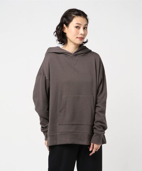 rps（アールピーエス）の「裏毛スリットワイドパーカー（パーカー・レディース・チャコールグレー/ピンク/アイボリー/杢グレー/グレイッシュベージュ・M）」の14枚目の写真