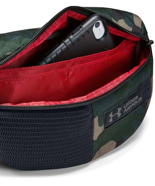 UNDER ARMOUR（アンダーアーマー）の「メンズトレーニングバックパック / ファニーパック（ボディバッグ/ウエストポーチ・メンズ・ヘザーグレー/ブラック/ブラウン系カモフラージュ/カーキ・ONESIZE）」の19枚目の写真