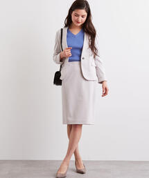 美品　グリーンレーベル　モクロディセットアップ　セルフウォッシュ　スカート 36 40043315_b_10_215.jpg