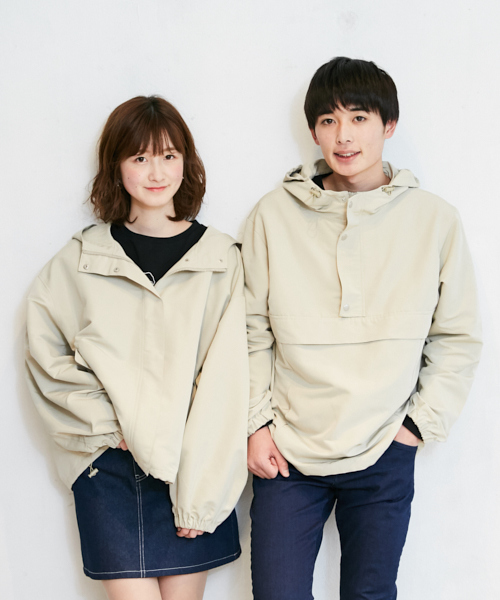 PairPair（ペアペア）の「袖ボリュームマウンテンパーカー（マウンテンパーカー・レディース・ベージュ/ライトベージュ/ブラック/ラベンダー・FREE）」の4枚目の写真