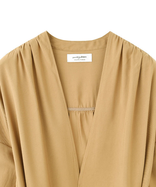 marjour（マージュール）の「SPRING LONG COAT（トレンチコート・レディース・ベージュ/ミント・FREE）」の10枚目の写真