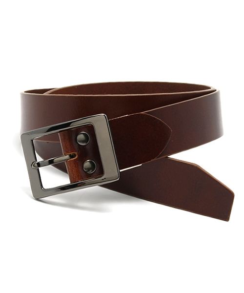 ikka（イッカ）の「35mmブラックギャリソンベルト（ベルト・メンズ・ブラウン/ダークブラウン/ブラック・FREE）」の3枚目の写真