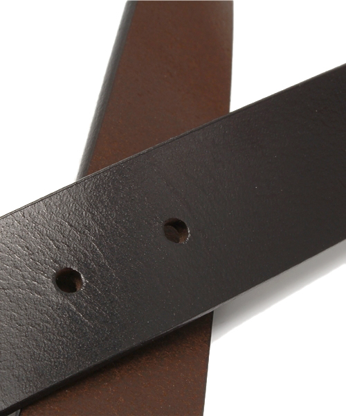 ikka（イッカ）の「35mmブラックギャリソンベルト（ベルト・メンズ・ブラウン/ダークブラウン/ブラック・FREE）」の6枚目の写真