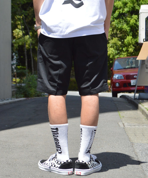 Dickies（ディッキーズ）の「Dickies/ ディッキーズ TCツイルレタードロゴリブイージーショートパンツ（その他パンツ・メンズ・ブラック/カーキ・S/M/L/XL）」の7枚目の写真