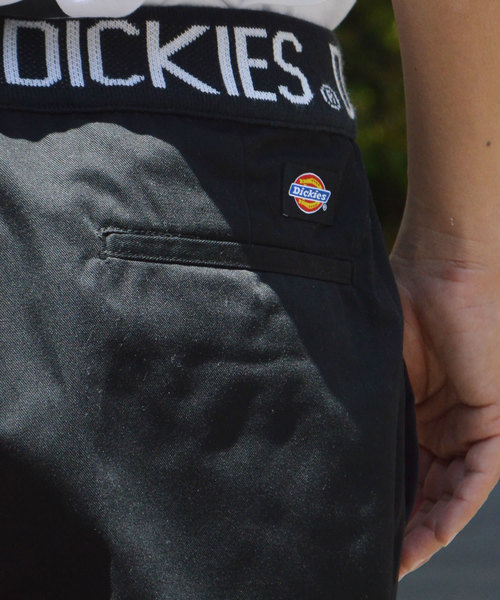 Dickies（ディッキーズ）の「Dickies/ ディッキーズ TCツイルレタードロゴリブイージーショートパンツ（その他パンツ・メンズ・ブラック/カーキ・S/M/L/XL）」の12枚目の写真