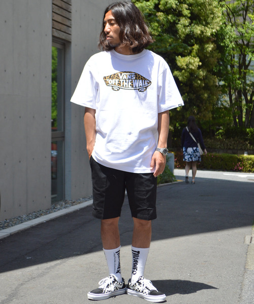 Dickies（ディッキーズ）の「Dickies/ ディッキーズ TCツイルレタードロゴリブイージーショートパンツ（その他パンツ・メンズ・ブラック/カーキ・S/M/L/XL）」の10枚目の写真