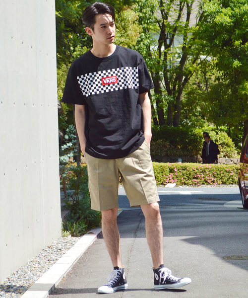 Dickies（ディッキーズ）の「Dickies/ ディッキーズ TCツイルレタードロゴリブイージーショートパンツ（その他パンツ・メンズ・ブラック/カーキ・S/M/L/XL）」の8枚目の写真