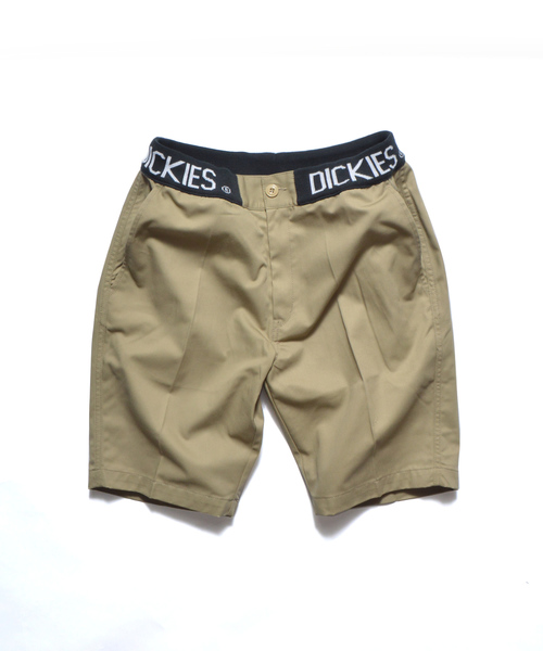 Dickies（ディッキーズ）の「Dickies/ ディッキーズ TCツイルレタードロゴリブイージーショートパンツ（その他パンツ・メンズ・ブラック/カーキ・S/M/L/XL）」の6枚目の写真