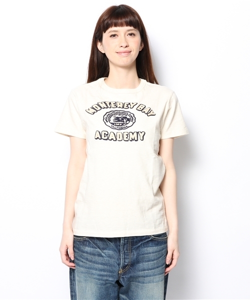 BEAMS BOY（ビームスボーイ）の「○CHESWICK / MONTEREY BAY TEE（Tシャツ/カットソー・レディース・ナチュラル/ネイビー・ONE SIZE）」の3枚目の写真