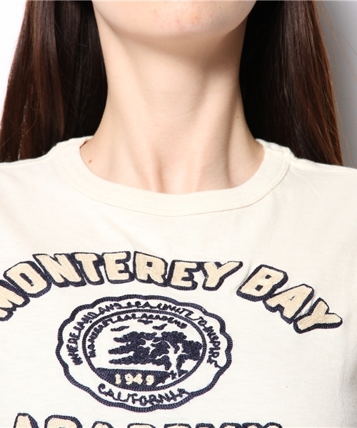 BEAMS BOY（ビームスボーイ）の「○CHESWICK / MONTEREY BAY TEE（Tシャツ/カットソー・レディース・ナチュラル/ネイビー・ONE SIZE）」の6枚目の写真