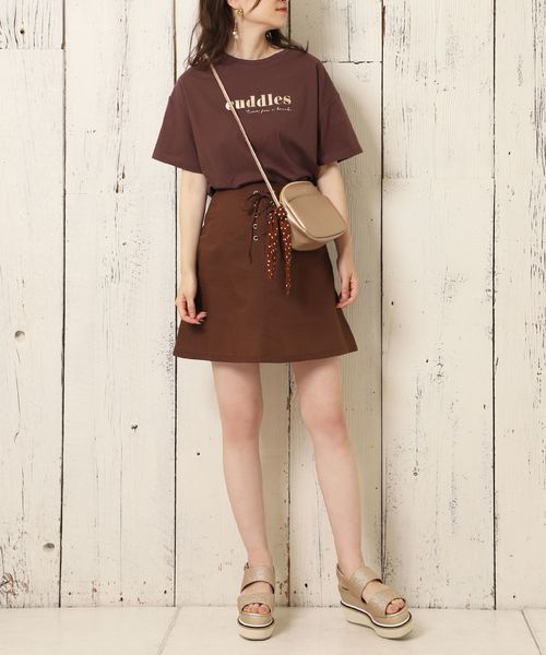 one after another NICE CLAUP（ワンアフターアナザーナイスクラップ）の「ライン入り厚底ヒールサンダル（サンダル・レディース・ブラック/モカ/ゴールド・SMALL/MEDIUM/LARGE）」の5枚目の写真