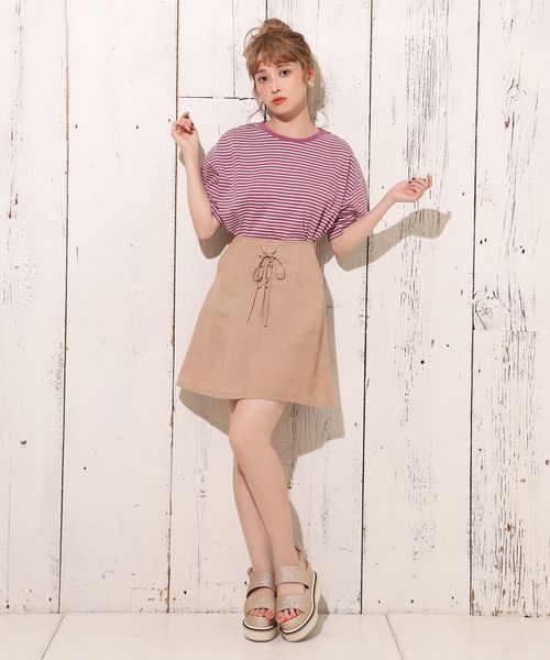 one after another NICE CLAUP（ワンアフターアナザーナイスクラップ）の「ライン入り厚底ヒールサンダル（サンダル・レディース・ブラック/モカ/ゴールド・SMALL/MEDIUM/LARGE）」の7枚目の写真