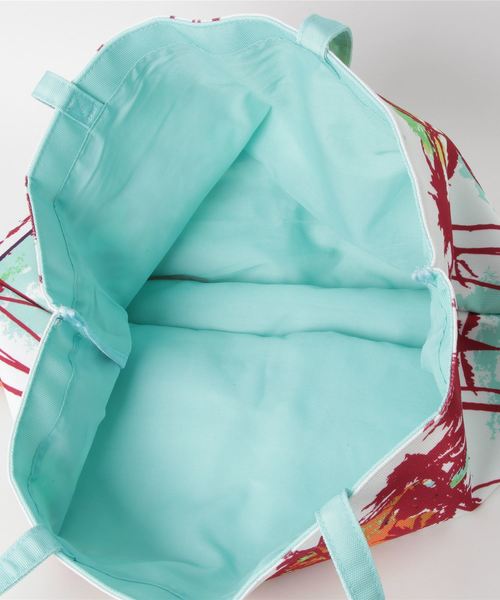 PARKS TOKYO SELECT（パークストウキョウセレクト）の「【PRINTED VILLAGE】（UN）カラフル トートバッグ（トートバッグ・レディース・ライトグリーン/パープル/ピンク・FREE）」の6枚目の写真