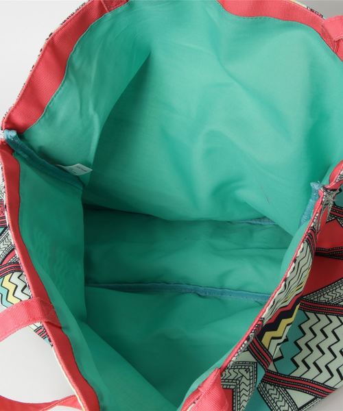 PARKS TOKYO SELECT（パークストウキョウセレクト）の「【PRINTED VILLAGE】（UN）カラフル トートバッグ（トートバッグ・レディース・ライトグリーン/パープル/ピンク・FREE）」の7枚目の写真