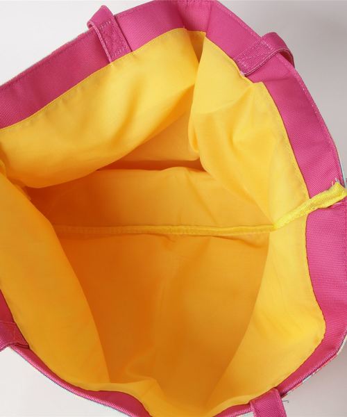 PARKS TOKYO SELECT（パークストウキョウセレクト）の「【PRINTED VILLAGE】（UN）カラフル トートバッグ（トートバッグ・レディース・ライトグリーン/パープル/ピンク・FREE）」の8枚目の写真