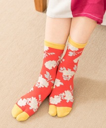 【カヤ】足袋型くつ下23～25cm 白牡丹