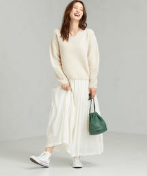 green label relaxing | [ ハミルトン ] HAMILTON SC カタアゼ Vネック ニット(ニット/セーター)