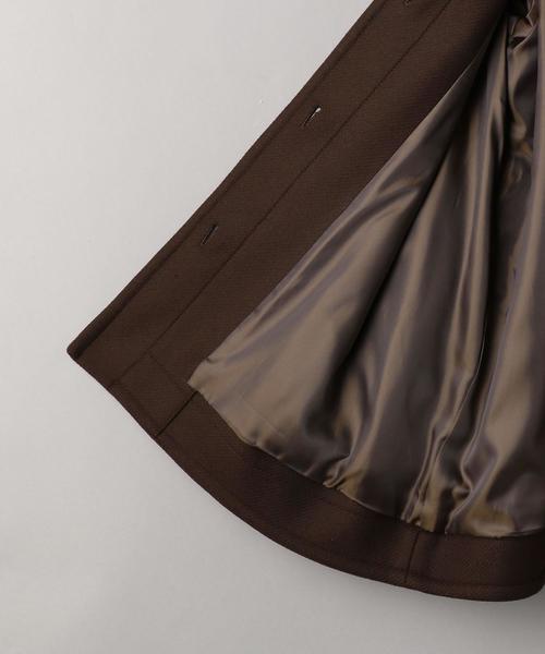 BEAUTY&YOUTH UNITED ARROWS（ビューティーアンドユースユナイテッドアローズ）の「BY メルトンCPOコートо（その他アウター・レディース・ダークグリーン/ダークブラウン・SMALL/MEDIUM）」の8枚目の写真