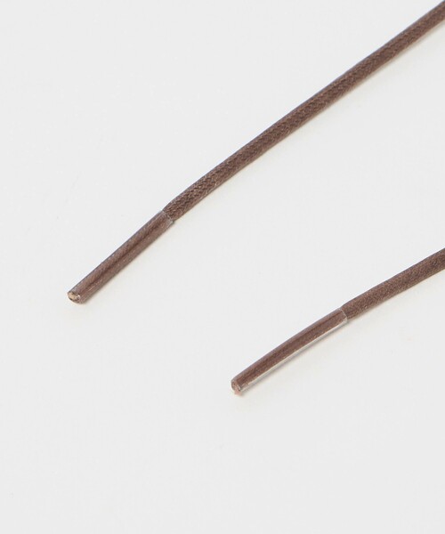 green label relaxing（グリーンレーベルリラクシング）の「＜M.MOWBRAY＞シューレースM 75cm ロー引き 丸ヒモ 靴紐（シューズ小物/雑貨・メンズ・ブラック/ダークブラウン・SMALL/FREE）」の4枚目の写真