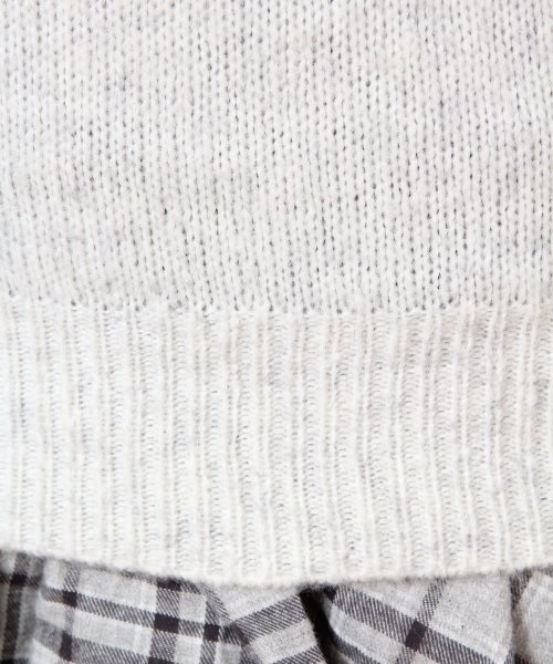 Heather（ヘザー）の「アクリルナイロンオフショルニット　547492（ニット/セーター・レディース・ブラック/ブルー/レッド/グレー系その他/グリーン・FREE）」の11枚目の写真