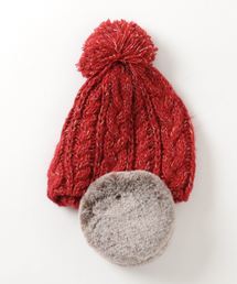Kids Foret | イヤーマフ付ニットビーニー(ニットキャップ/ビーニー)