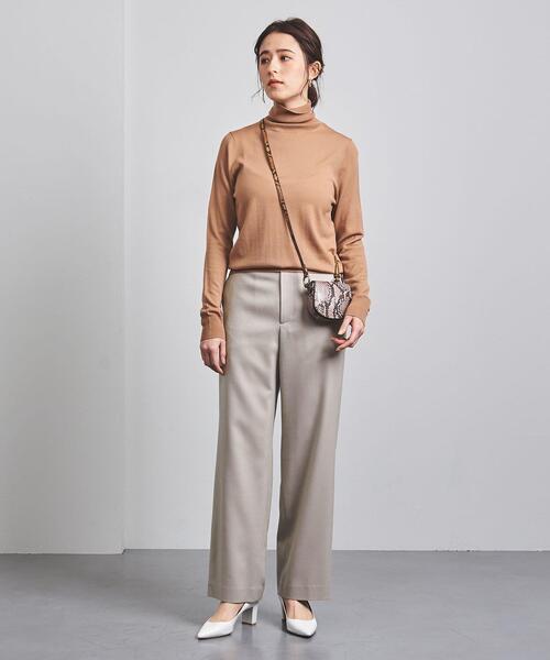 UNITED ARROWS(ユナイテッドアローズ)の「UWSC W ストレート ワイドパンツ(その他パンツ・レディース・ダークブラウン/ピンク/ナチュラル/オフホワイト・40/36/38)」の20枚目の写真