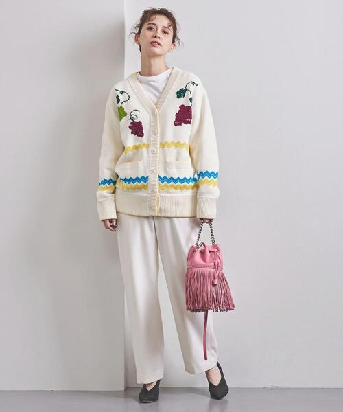 UNITED ARROWS(ユナイテッドアローズ)の「UWSC W ストレート ワイドパンツ(その他パンツ・レディース・ダークブラウン/ピンク/ナチュラル/オフホワイト・40/36/38)」の16枚目の写真