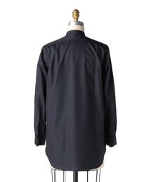 定価4.2万＊Drawer ドゥロワー スタンドカラーロングシャツ 白 36 定価4.2万＊Drawer ドゥロワー スタンドカラーロングシャツ 白 36