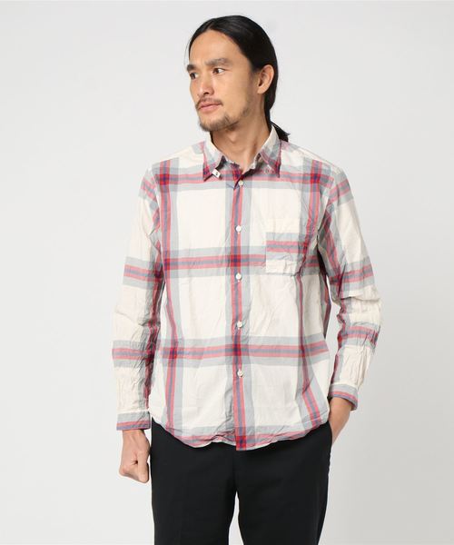 SpinnerBait（スピナーベイト）の「【SPINNER BAIT NAVY LABEL】BIG TARTAN CHECK Tab Collar SHIRTS（シャツ/ブラウス・メンズ・ホワイト系その他/グリーン系その他/ブルー系その他・50/40/42/44）」の2枚目の写真