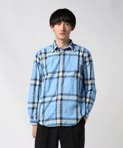 SpinnerBait（スピナーベイト）の「【SPINNER BAIT NAVY LABEL】BIG TARTAN CHECK Tab Collar SHIRTS（シャツ/ブラウス・メンズ・ホワイト系その他/グリーン系その他/ブルー系その他・50/40/42/44）」の3枚目の写真