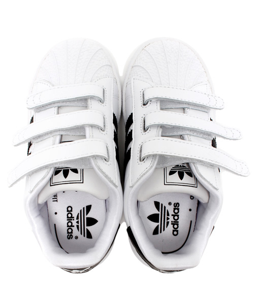 adidas Originals(アディダスオリジナルス)の「ベビー キッズ スーパースター adidas Originals SS 2 CMF I G04535(スニーカー・キッズ・ホワイト・16cm/15cm)」の9枚目の写真