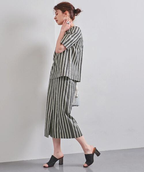 UNITED ARROWS - 新品 UBCB P ストライプ プリントシャツ UNITED ARROWS（ユナイテッドアローズ）の「UBCB C/P ストライプ