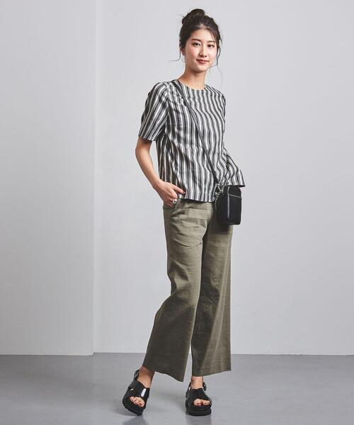 UNITED ARROWS - 新品 UBCB P ストライプ プリントシャツ UNITED ARROWS（ユナイテッドアローズ）の「UBCB C/P ストライプ