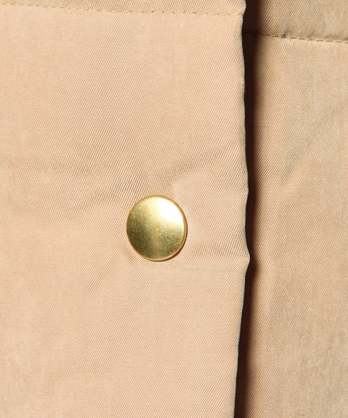 Ray BEAMS（レイビームス）の「Ray BEAMS / ピーチフェイス ショールカラー ダウン（ダウンジャケット/コート・レディース・ブラック/ブラウン系その他/ネイビー・1/0）」の4枚目の写真