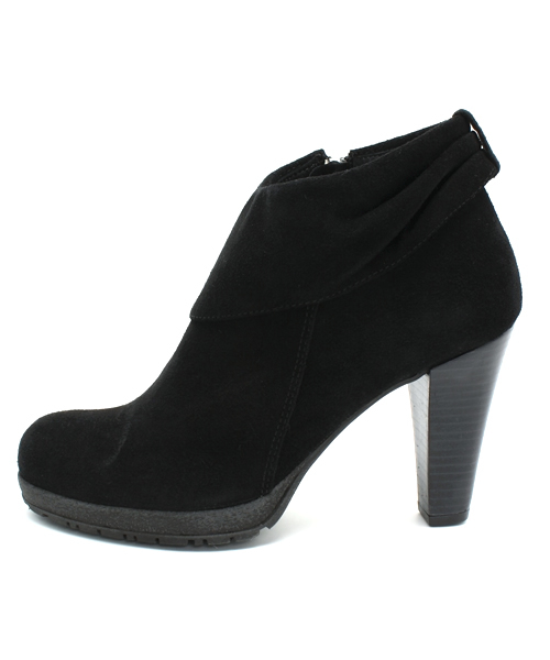 ROSE BUD（ローズバッド）の「(KAREN LIPPS)64151 CAMOSCIO MID HEEL BOOTIE（ブーティ・レディース・ブラック/チャコール・39/35/38/37/36）」の3枚目の写真