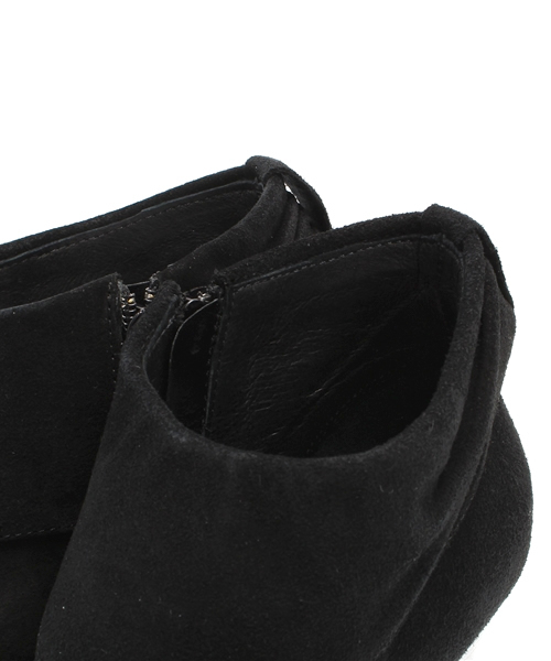 ROSE BUD（ローズバッド）の「(KAREN LIPPS)64151 CAMOSCIO MID HEEL BOOTIE（ブーティ・レディース・ブラック/チャコール・39/35/38/37/36）」の7枚目の写真