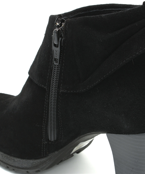 ROSE BUD（ローズバッド）の「(KAREN LIPPS)64151 CAMOSCIO MID HEEL BOOTIE（ブーティ・レディース・ブラック/チャコール・39/35/38/37/36）」の10枚目の写真